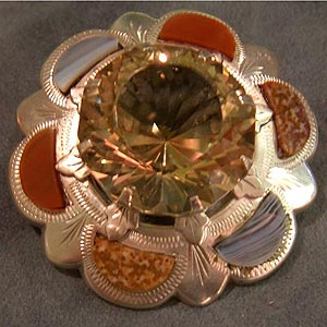 Scottish Agate Brooch