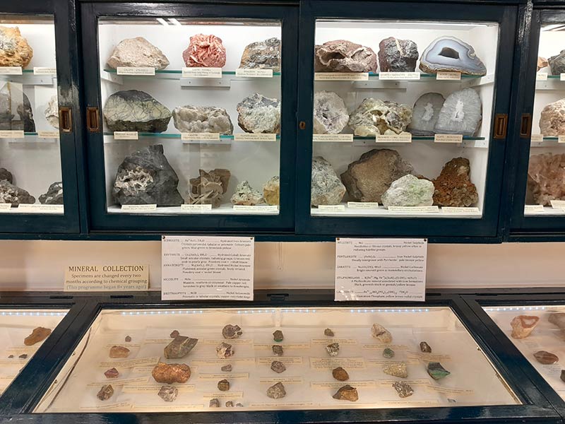 Part of our Mineral Display