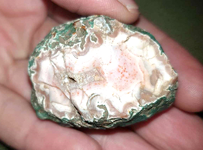 Scottish Agates fresh from the field