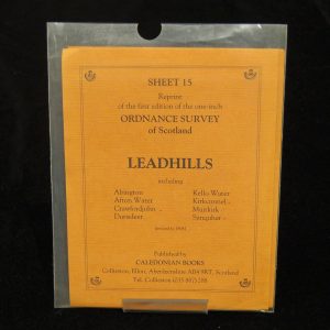Victorian Ordnance Survey Maps of Scotland: Sheet 15 Leadhills