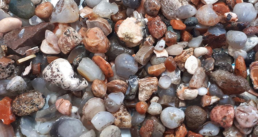 Scottish agate tumble mix