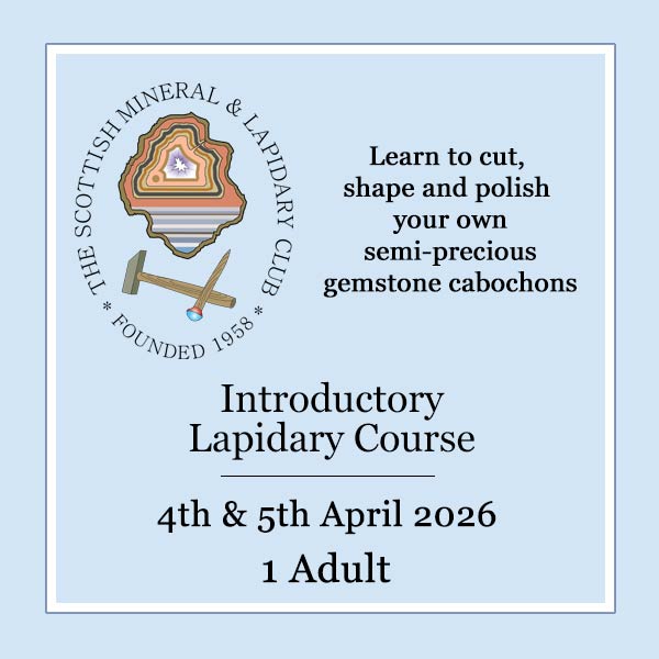 Lapidary Training course ticket April 2026
