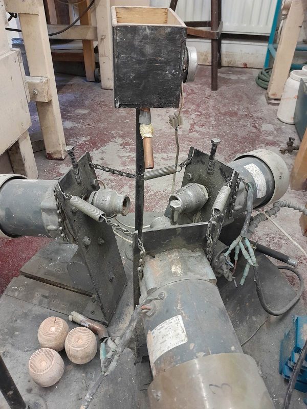 Sphere making machine 2 - side view